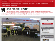 Tablet Screenshot of grillisten.com